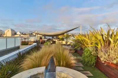 Rooftop Garden with LawnPop Artificial Grass by LawnPop Artificial Turf