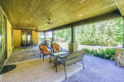 Country-Style Canopy Porch in Huntersville — Home Renovation & Remodeling Services project by Fineline Construction