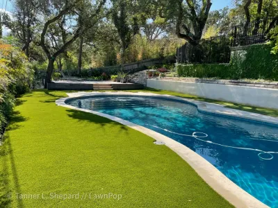 Amazing Backyards with Artificial Turf by LawnPop Artificial Turf