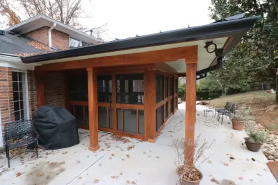 Country Style Screened Porch — Home Renovation & Remodeling Services project by Vincent Abell Contracting