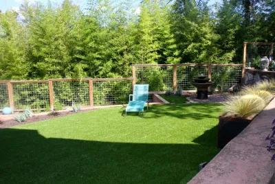 LawnPop Artificial Turf Austin Texas Home Gatewood Designs — Landscape Construction project by LawnPop Artificial Turf