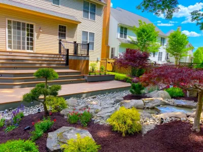 Lee's Oriental Landscape Art - Retaining Wall Construction in Silver Spring, MD