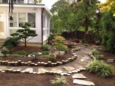 Lee's Oriental Landscape Art - Retaining Wall Construction in Silver Spring, MD