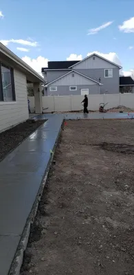 Concrete Prep/Finish — Landscape Construction project by Legends Landscaping Inc. -Boise, ID