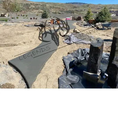 TV. Project by Legends Landscaping Inc. -Boise, ID