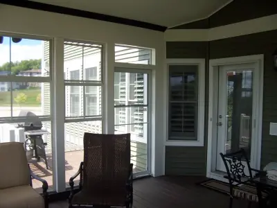 Covered Outdoor Space — Home Renovation & Remodeling Services project by Byrnes Custom Construction