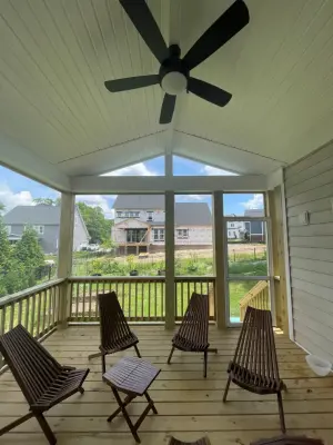 Enclosed Porch Extension in Richmond — Home Renovation & Remodeling Services project by Home Improvement Team Of Richmond (H.I.T.)