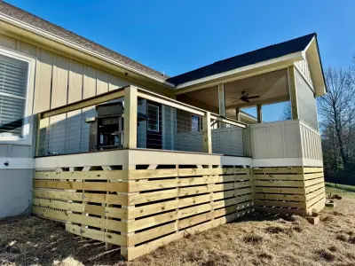 Enclosed Patio — Home Renovation & Remodeling Services project by Big League Builders And Remodelers