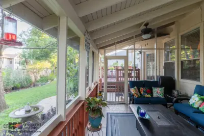 Screened Patio creates a serene outdoor space — Home Renovation & Remodeling Services project by Renovate Paint And Design
