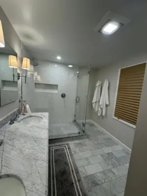 Fairfield Complete Bathroom Renovation — Home Renovation & Remodeling Services project by Omega Development