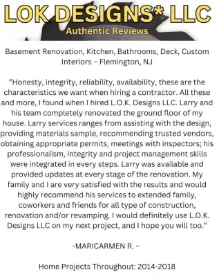 Discover Our Customers' Feedback! — Home Renovation & Remodeling Services project by LOK Designs LLC.