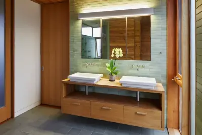 Tranquil Restroom — Home Renovation & Remodeling Services project by Olson & Jones Construction, Inc