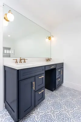 Tranquil Primary Bathroom Renovation — Home Renovation & Remodeling Services project by Built To Perfection Inc.
