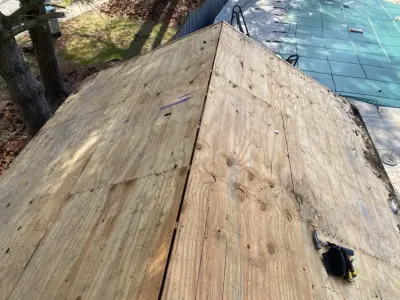Roof Repair for Shed — Home Renovation & Remodeling Services project by The Carpenters Son General Contracting L.L.C.