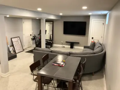 Sheridan Park Lower Level — Home Renovation & Remodeling Services project by Paul Davis Restoration-Lincoln