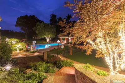 Outdoor Engagement Party Lighting - 2017 by Lights Over Atlanta
