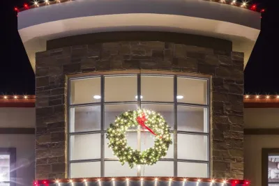 Georgia Gun Club Christmas Lighting - 2017 — Landscape Construction project by Lights Over Atlanta