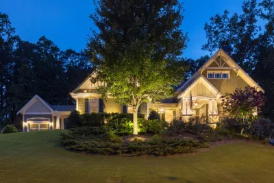 Marietta Country Club Landscape Lighting - 2017 - 2 — Landscape Construction project by Lights Over Atlanta in Kennesaw