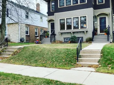 Shorewood Duplex Entryway Porch — Home Renovation & Remodeling Services project by JJB Home Improvements, LLC