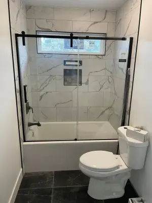 Tile Installation for Showers and Bathtubs — Home Renovation & Remodeling Services project by Backwoods Home Improvements