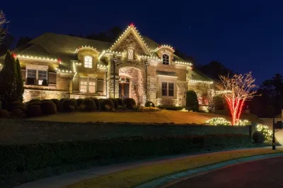 Governors Christmas Lighting - 2017 — Landscape Construction project by Lights Over Atlanta
