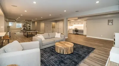 Lower Levels — Home Renovation & Remodeling Services project by Silver Fox Construction Services