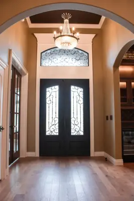 Slocum Custom Residence - Entrance and Workspace — Home Renovation & Remodeling Services project by Robbins Construction