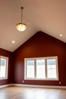 Slocum Custom Home - Entertainment Room & Laundry — Home Renovation & Remodeling Services project by Robbins Construction