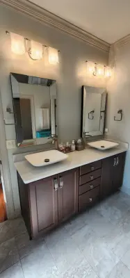 Compact Bathroom Renovation — Home Renovation & Remodeling Services project by JAC Construction LLC