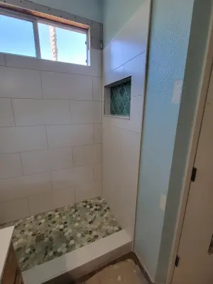 Elk Grove Bathroom Shower Renovation — Home Renovation & Remodeling Services project by House On The Hill Construction LLC