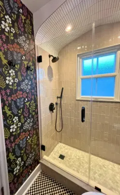 Compact Bathroom/Shower Renovation — Home Renovation & Remodeling Services project by Designer Builders Inc.