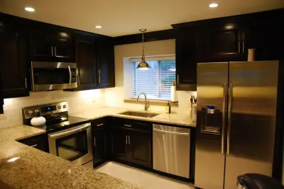 Compact Kitchen, Intelligent Enhancements — Home Renovation & Remodeling Services project by R LUCAS Construction And Design