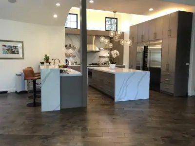 Contemporary kitchen renovation — Home Renovation & Remodeling Services project by APlus Interior Design & Remodeling