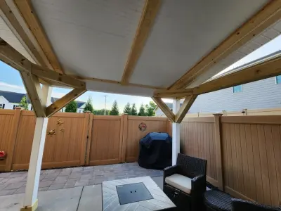 Compact patio shelter — Home Renovation & Remodeling Services project by Grand Outdoor Living Design
