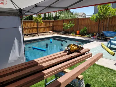 Compact Pool Deck — Home Renovation & Remodeling Services project by House On The Hill Construction LLC