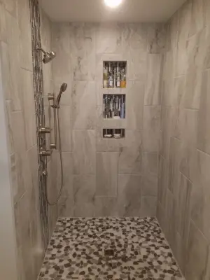 Spann Restroom Renovation — Home Renovation & Remodeling Services project by Hendricks Construction Co., Inc.