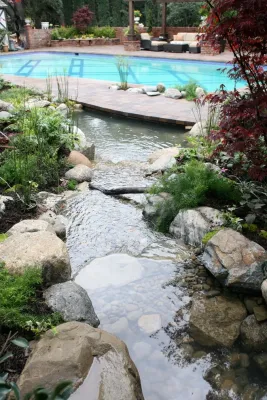 Pool and Pond Duo by California Waterscapes