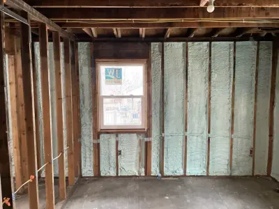 Foam Spraying — Home Renovation & Remodeling Services project by 221 Construction, LLC