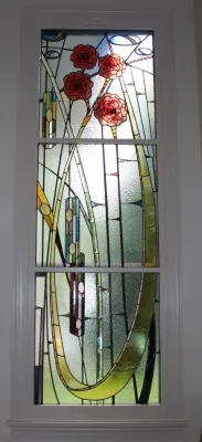 Squirrel Hill-Custom Stained Glass Design — Home Renovation & Remodeling Services project by Century Interiors Inc