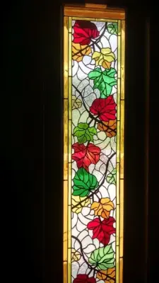 Colored glass side panel — Home Renovation & Remodeling Services project by Burris & Associates, LLC