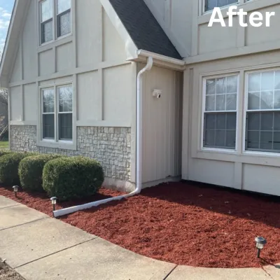 Mulch Update — Landscape Construction project by Lawnscape Specialists