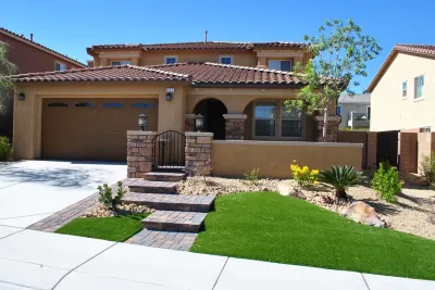 Front Yard Landscapes — Landscape Construction project by Living Water Lawn And Garden