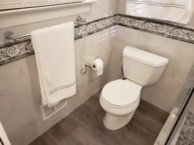 Stratford Hills Restroom — Home Renovation & Remodeling Services project by Maison Construction And Renovations