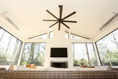 Beautiful Enclosed Porch — Home Renovation & Remodeling Services project by Owners Choice Construction
