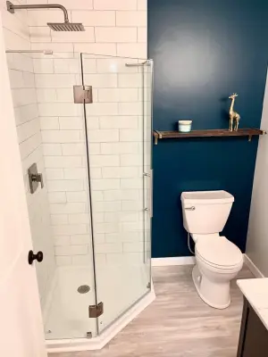 Bathroom Renovation with Subway Tiles — Home Renovation & Remodeling Services project by Elevation Construction & Design, LLC