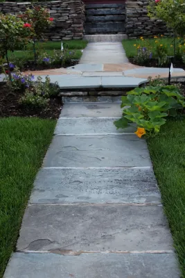 Bluestone — Landscape Construction project by Long Island Landscape Designs Inc in Syosset