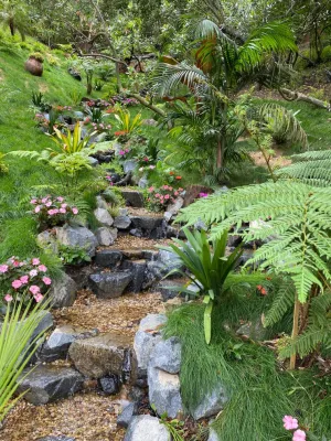 Bali Rainforest Waterfalls by California Waterscapes