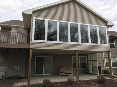 Sunroom Extension and Deck — Home Renovation & Remodeling Services project by D & L Construction