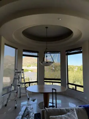 Suzanne's Solar Shade Setup - Paradise Valley Foothills, Paradise Valley — Home Renovation & Remodeling Services project by Arizona Window Coverings Center