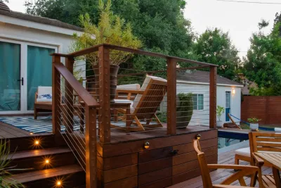 Complete Deck Design & Install In Studio City CA — Landscape Construction project by Lush Gardens Inc in Los Angeles